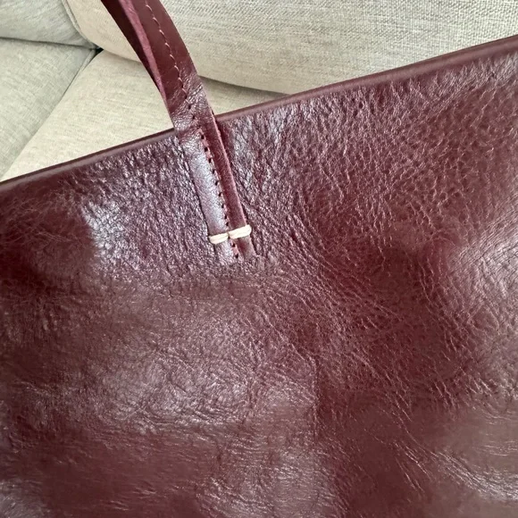 NWT Clare V Simple Tote Plum - Picture 4 of 6